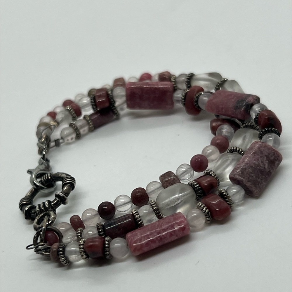 Triple Layered Beaded Bracelet - image 2